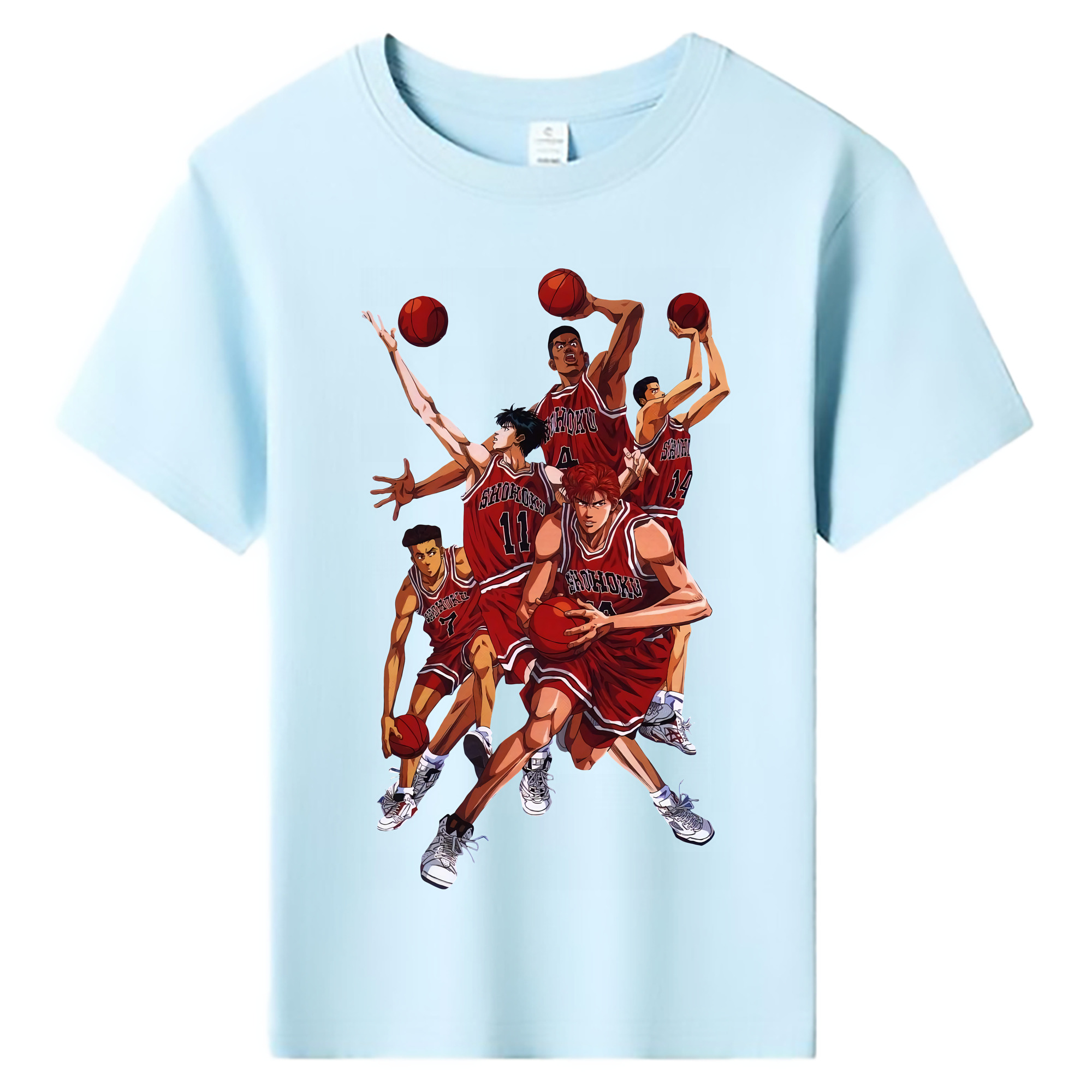 （画像用） SLAM DUNK／スラムダンク 綿100％キッズTシャツ（フロントプリント）